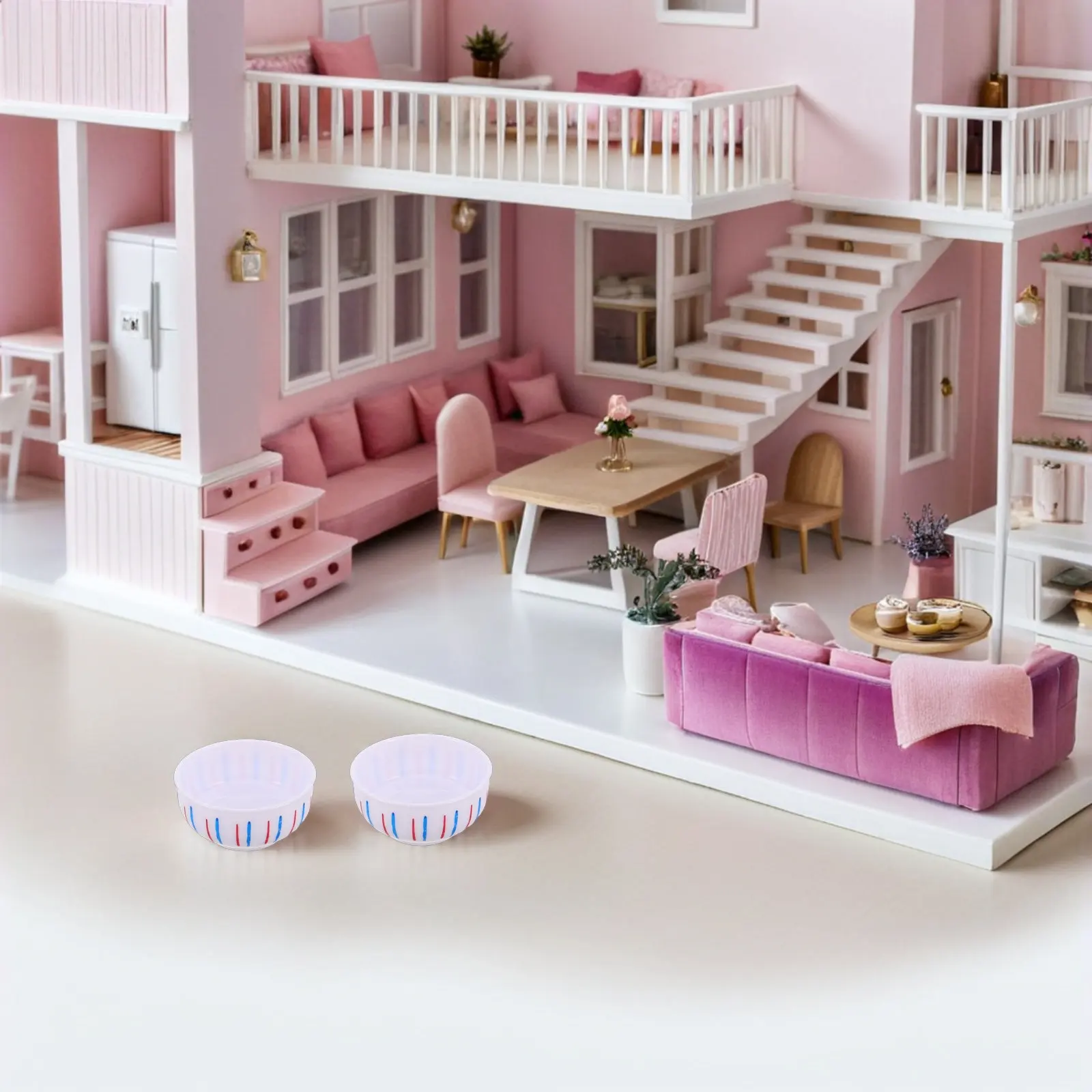 20Pcs Miniature Ramen Soup Bowls Realistic Retro Plastic Dollhouse Kitchen Bowls for Pretend Play Ingredient Condiment Serving
20Pcs Miniature Ramen Soup Bowls Realistic Retro Plastic Dollhouse Kitchen Bowls for Pretend Play Ingredient Condiment Serving