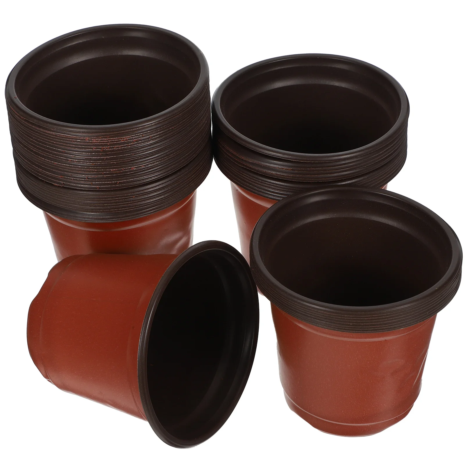 50PCS Plastic Flower Pot Planting Pots Indoor Sowing Nursery Planter Cactus Plants Breathable Bottom Holes Storage Desk
50PCS Plastic Flower Pot Planting Pots Indoor Sowing Nursery Planter Cactus Plants Breathable Bottom Holes Storage Desk
