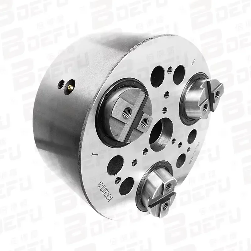 BDEFU SC KX 3 Three Jaws Rear Pull Back Oil Pressure Chuck
BDEFU SC KX 3 Three Jaws Rear Pull Back Oil Pressure Chuck