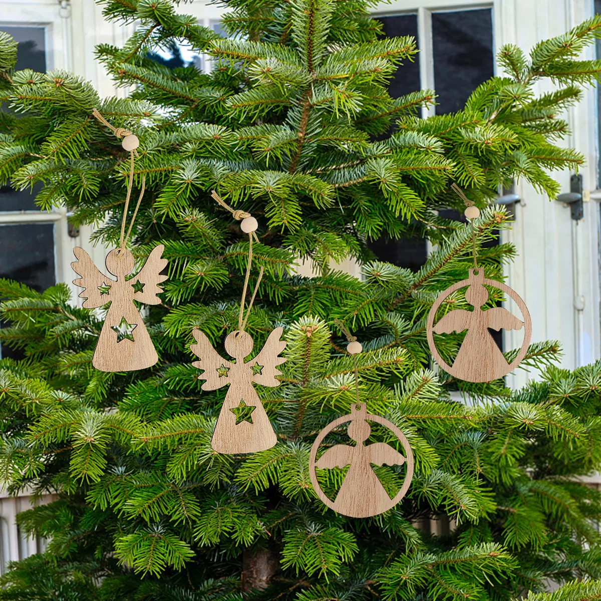 12Pcs Wooden Angel Pendants Hanging Decorations Christmas Tree Ornament Party Decoration Home Garden Hanging Ornaments
12Pcs Wooden Angel Pendants Hanging Decorations Christmas Tree Ornament Party Decoration Home Garden Hanging Ornaments