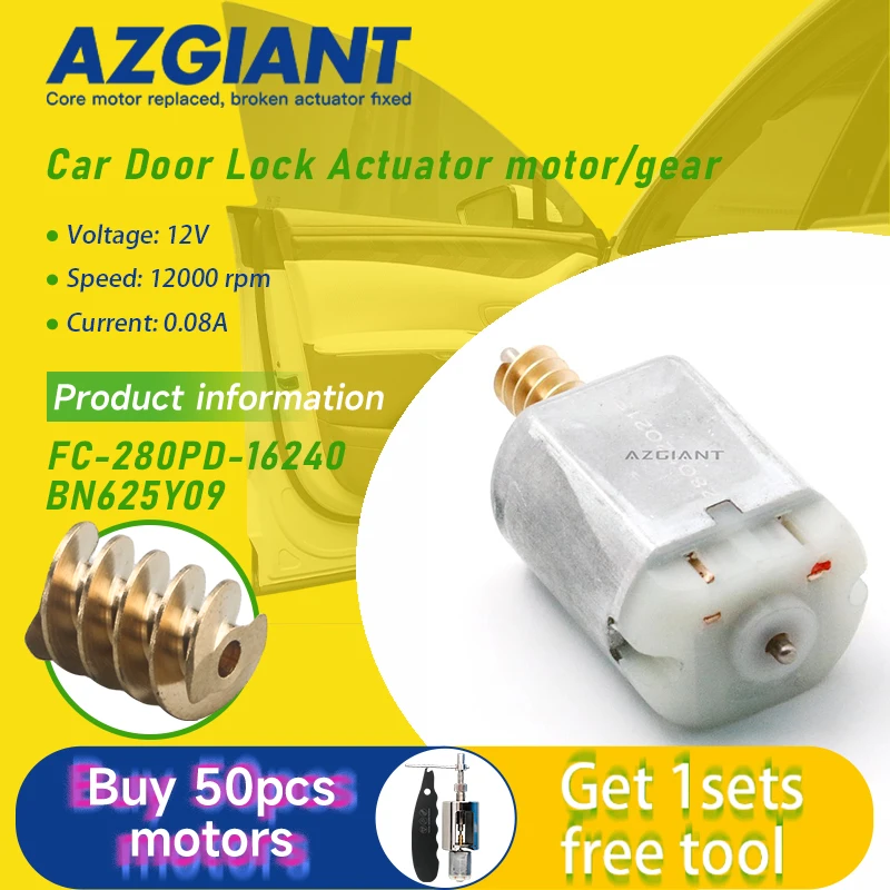 Car Door Lock Actuator motor and Gears FC-280PD for Opel Vauxhall Vectra Zafira B MK2 MPV Interior Replacement Parts DC 12V
Car Door Lock Actuator motor and Gears FC-280PD for Opel Vauxhall Vectra Zafira B MK2 MPV Interior Replacement Parts DC 12V