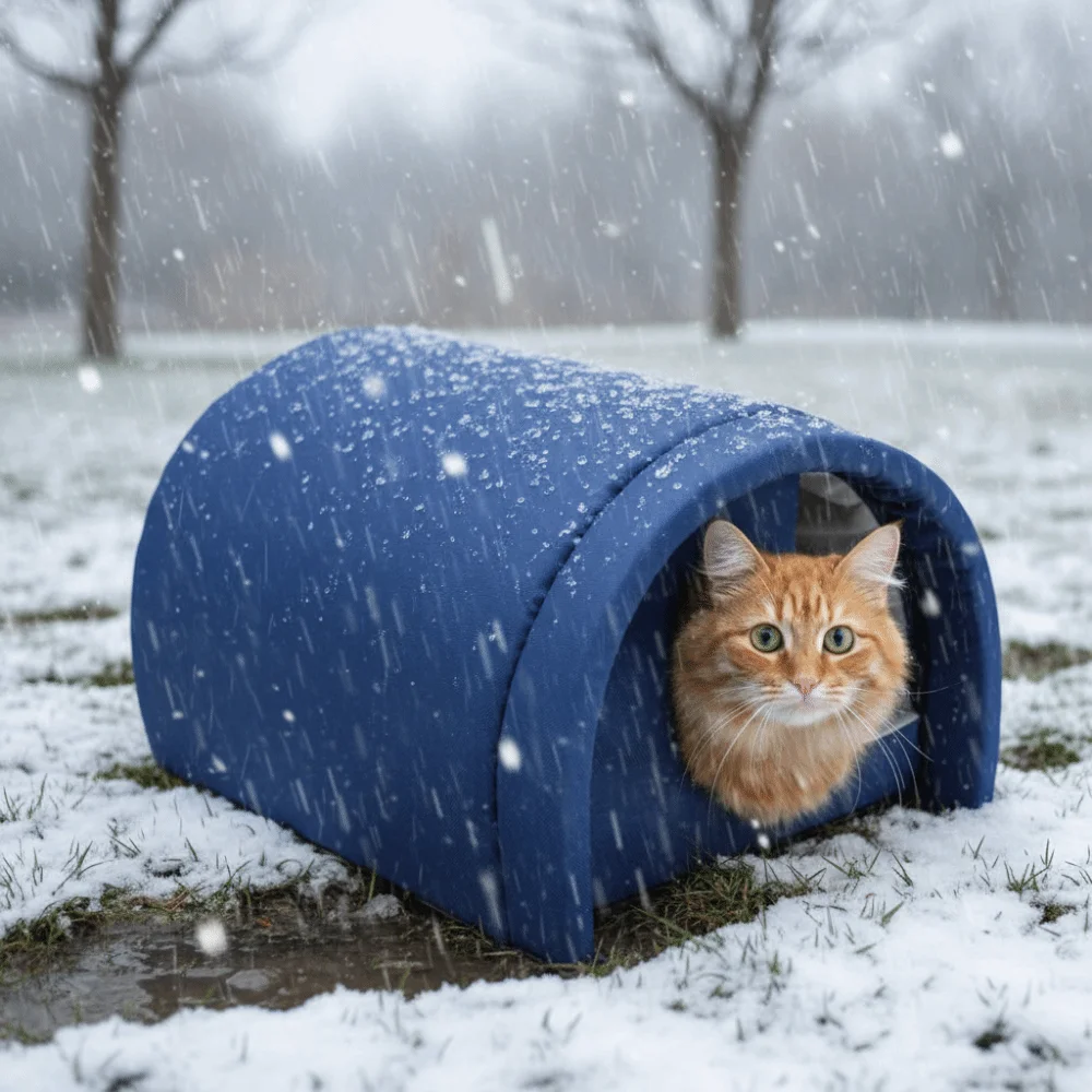 Universal Warm Pet Cat House Windproof Thicken Cat Sleeping Cave Vaulted Design Foldable Dog Kennel for Stray Cats Dogs
Universal Warm Pet Cat House Windproof Thicken Cat Sleeping Cave Vaulted Design Foldable Dog Kennel for Stray Cats Dogs