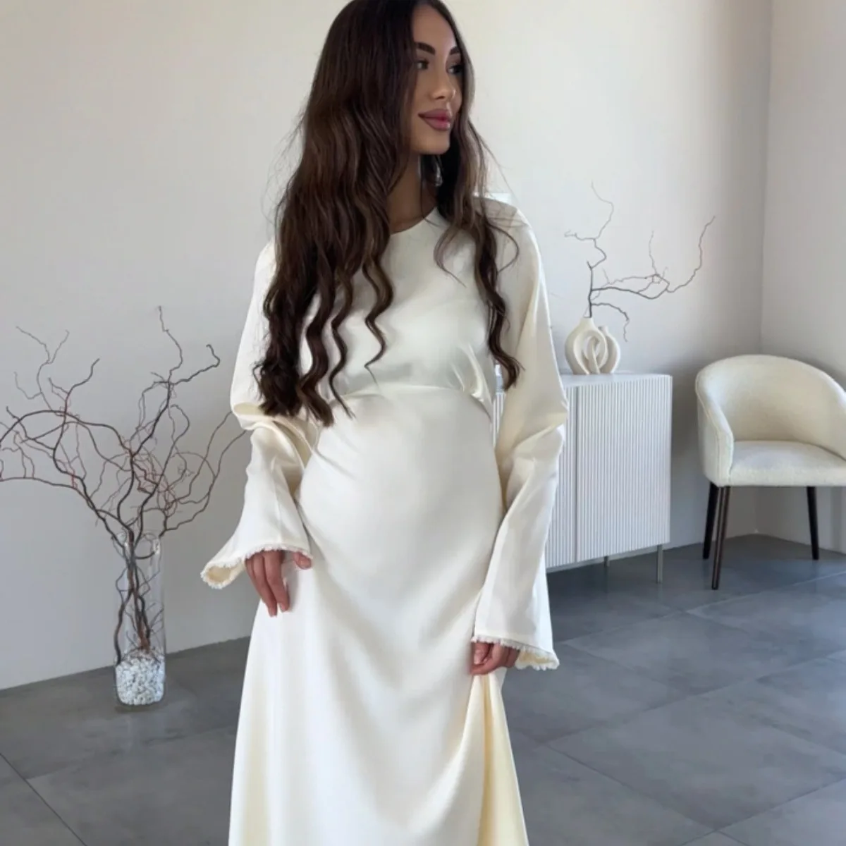 2026 Summer New Lace Trim Doll Collar Slim Fit Polka Dot Print Dress Long Dress Robe Abaya Ramadan Dubai Luxury Islam Elegant
2026 Summer New Lace Trim Doll Collar Slim Fit Polka Dot Print Dress Long Dress Robe Abaya Ramadan Dubai Luxury Islam Elegant