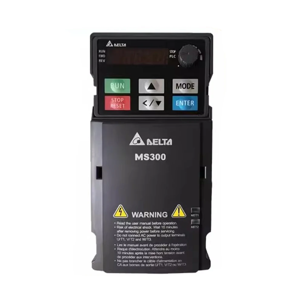 Преобразователи частоты серии Delta MS300: VFD2A7MS43ANSAA 400W, VFD1A5MS43ANSAA 1.5KW, VFD4A2MS43ANSAA 2.2KW, VFD5A5MS43ANSAA 3.7KW, VFD9A0MS43ANSAA 3.7KW, 380V
Преобразователи частоты серии Delta MS300: VFD2A7MS43ANSAA 400W, VFD1A5MS43ANSAA 1.5KW, VFD4A2MS43ANSAA 2.2KW, VFD5A5MS43ANSAA 3.7KW, VFD9A0MS43ANSAA 3.7KW, 380V