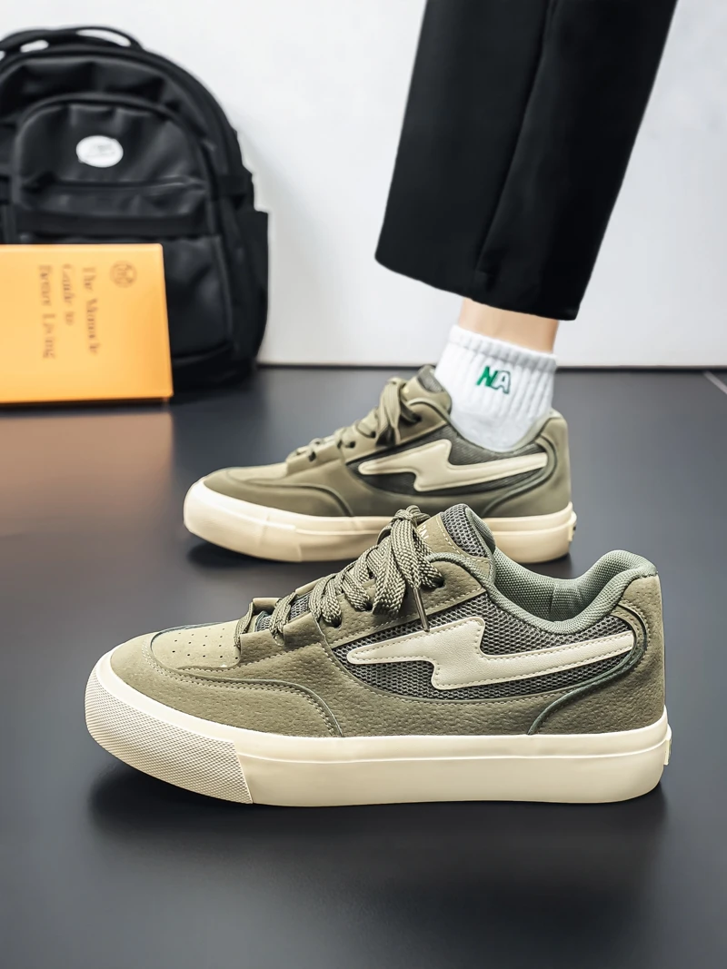 Men's Canvas Shoes 2026 New Summer Waterproof Anti-slip Thick Bottom Sports Casual Trendy Green Board Shoes
Men's Canvas Shoes 2026 New Summer Waterproof Anti-slip Thick Bottom Sports Casual Trendy Green Board Shoes