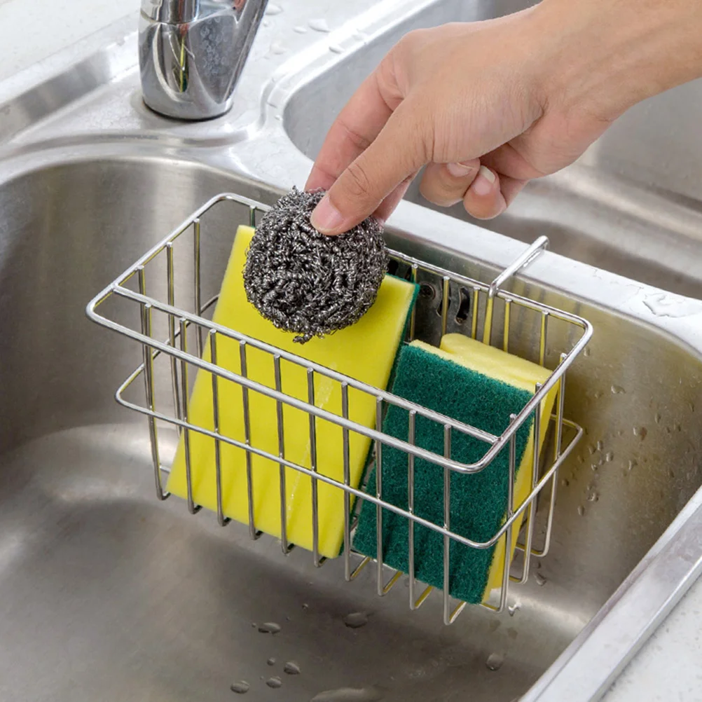 Hanging Kitchen ganizer Stainless Steel Sink Drain Rack Baskets for Sponge Brush Storage Space Saving Functional
Hanging Kitchen ganizer Stainless Steel Sink Drain Rack Baskets for Sponge Brush Storage Space Saving Functional