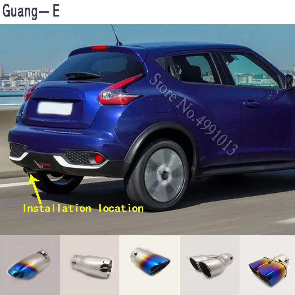 Car Stickers Cover Muffler Exterior Back End Pipe Dedicate Exhaust Tip Tail Outlet Ornament 1pcs For Nissan Juke 2012 2013-2017
Car Stickers Cover Muffler Exterior Back End Pipe Dedicate Exhaust Tip Tail Outlet Ornament 1pcs For Nissan Juke 2012 2013-2017