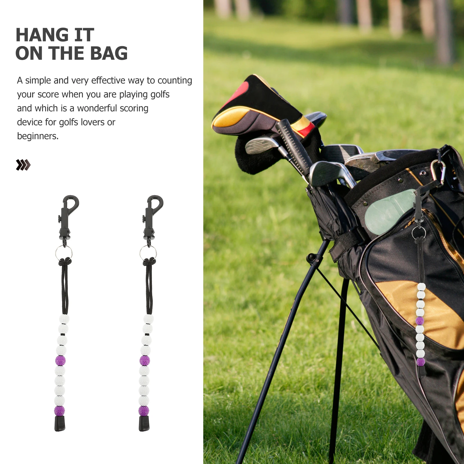 2Pcs Golf Counter Portable Golfing Scoring Chain Bead Golf Stroke Counter Stroke Tracker Wristb Golfs Accessory Gift
2Pcs Golf Counter Portable Golfing Scoring Chain Bead Golf Stroke Counter Stroke Tracker Wristb Golfs Accessory Gift