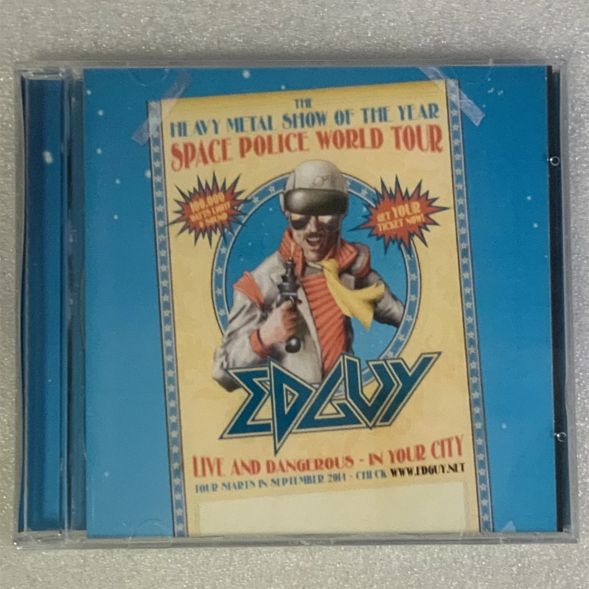 Metal Edguy Tobias Sammet Music CD Space Police Defenders of the Crown Album Love Tyger Music Record Cosplay Car Soundtracks Box
Metal Edguy Tobias Sammet Music CD Space Police Defenders of the Crown Album Love Tyger Music Record Cosplay Car Soundtracks Box