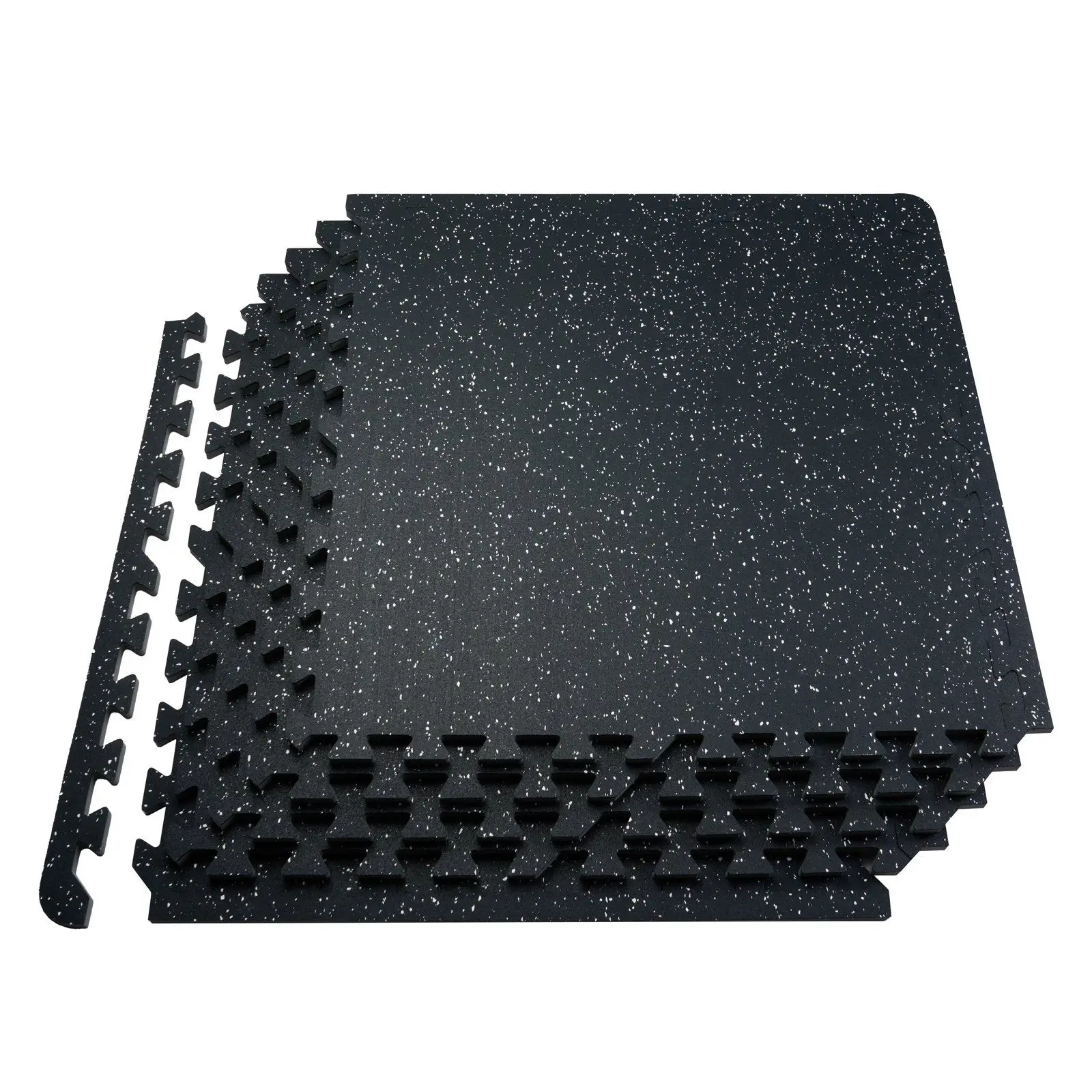 25-Pack 24"x24" Gym Floor Mats – 0.56" Thick EVA Foam, Interlocking, Waterproof, 100 sq.ft Coverage (Black & White)
25-Pack 24"x24" Gym Floor Mats – 0.56" Thick EVA Foam, Interlocking, Waterproof, 100 sq.ft Coverage (Black & White)
