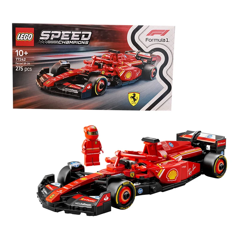 Lego 77242 Ferrari Sf-24 F1 Racing 2025, новые детские развивающие игрушки, строительные блоки
Lego 77242 Ferrari Sf-24 F1 Racing 2025, новые детские развивающие игрушки, строительные блоки
