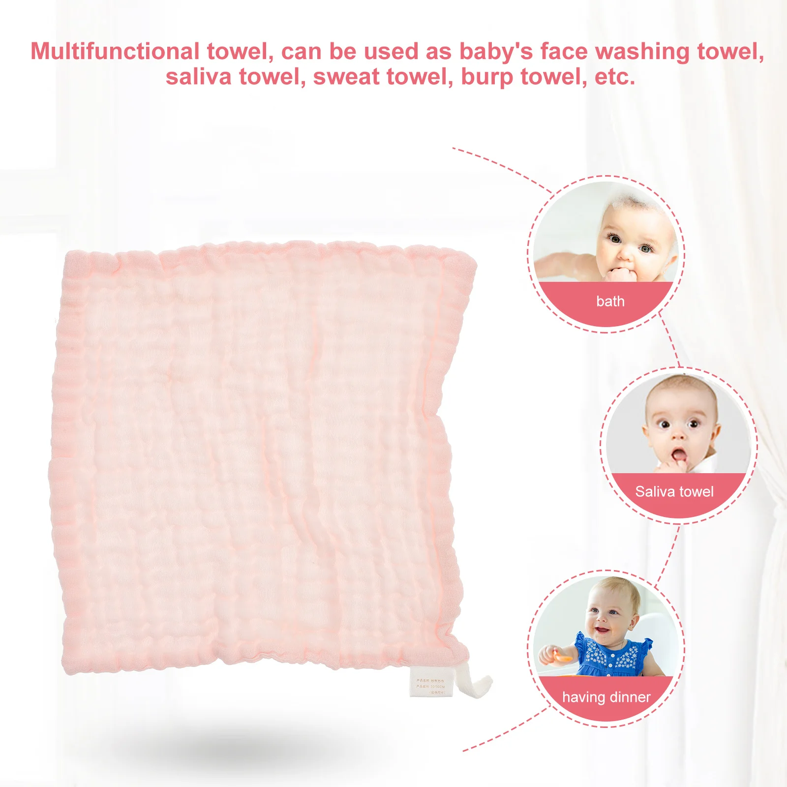 3Pcs Baby Face Towels Cotton Gauze Burp Cloth Saliva Towels Baby Drool Cloth Newborn Muslin Washcloth Soft Breathable
3Pcs Baby Face Towels Cotton Gauze Burp Cloth Saliva Towels Baby Drool Cloth Newborn Muslin Washcloth Soft Breathable
