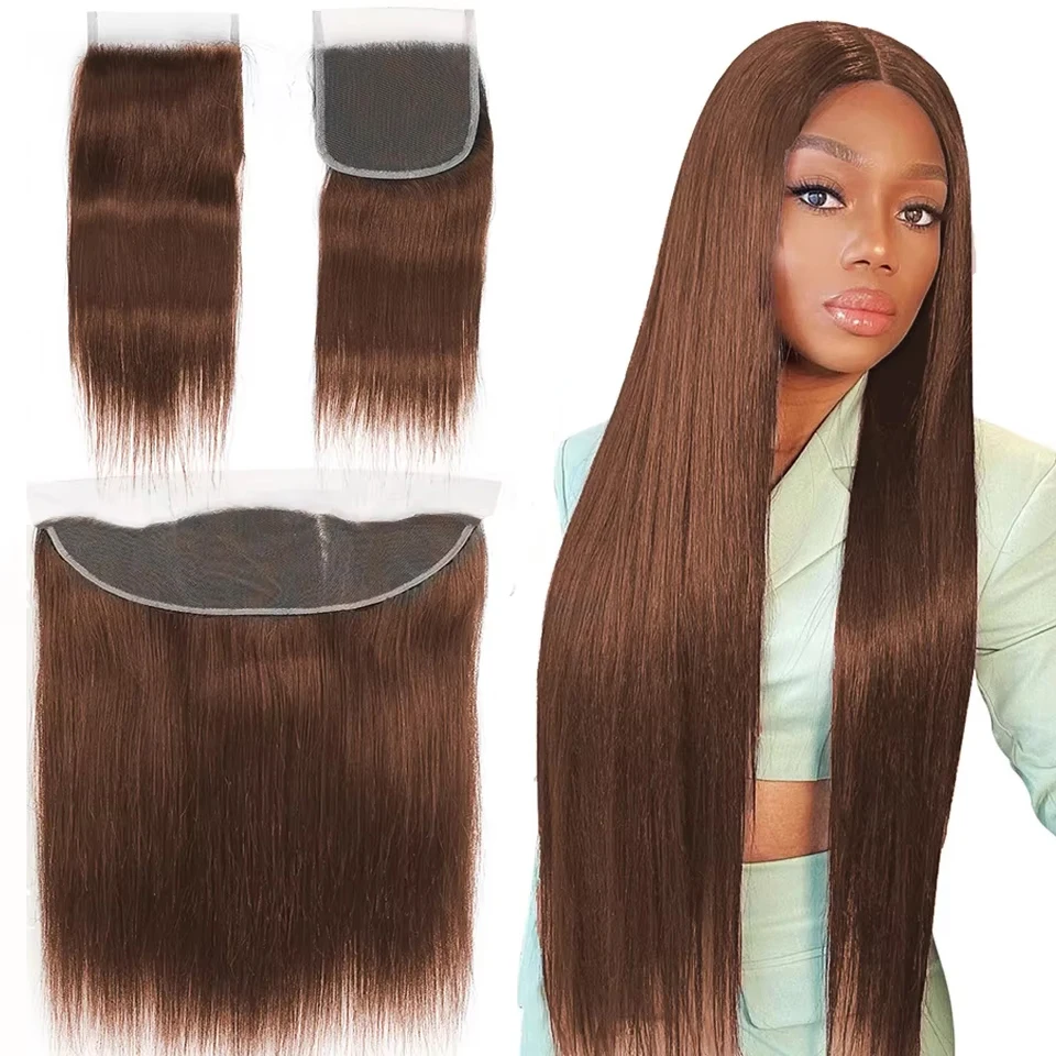 Free Part Middle Part Three Part #4 Chocolate Brown 13*6 13*4 Lace Frontal Pre plucked Swiss Transparent 4x4 5x5 Closure Sale
Free Part Middle Part Three Part #4 Chocolate Brown 13*6 13*4 Lace Frontal Pre plucked Swiss Transparent 4x4 5x5 Closure Sale