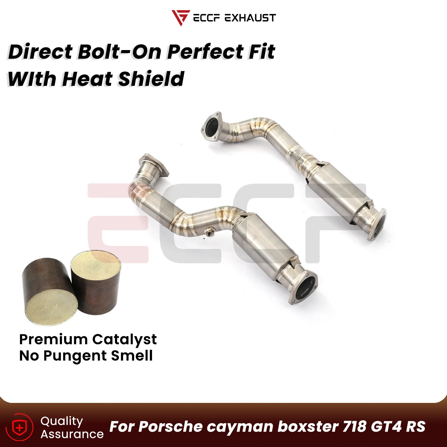 Sporty Titanium through Without resonance Downpipe For Porsche cayman boxster 718 GT4 RS Aggressive Sound Plug and Play
Sporty Titanium through Without resonance Downpipe For Porsche cayman boxster 718 GT4 RS Aggressive Sound Plug and Play
