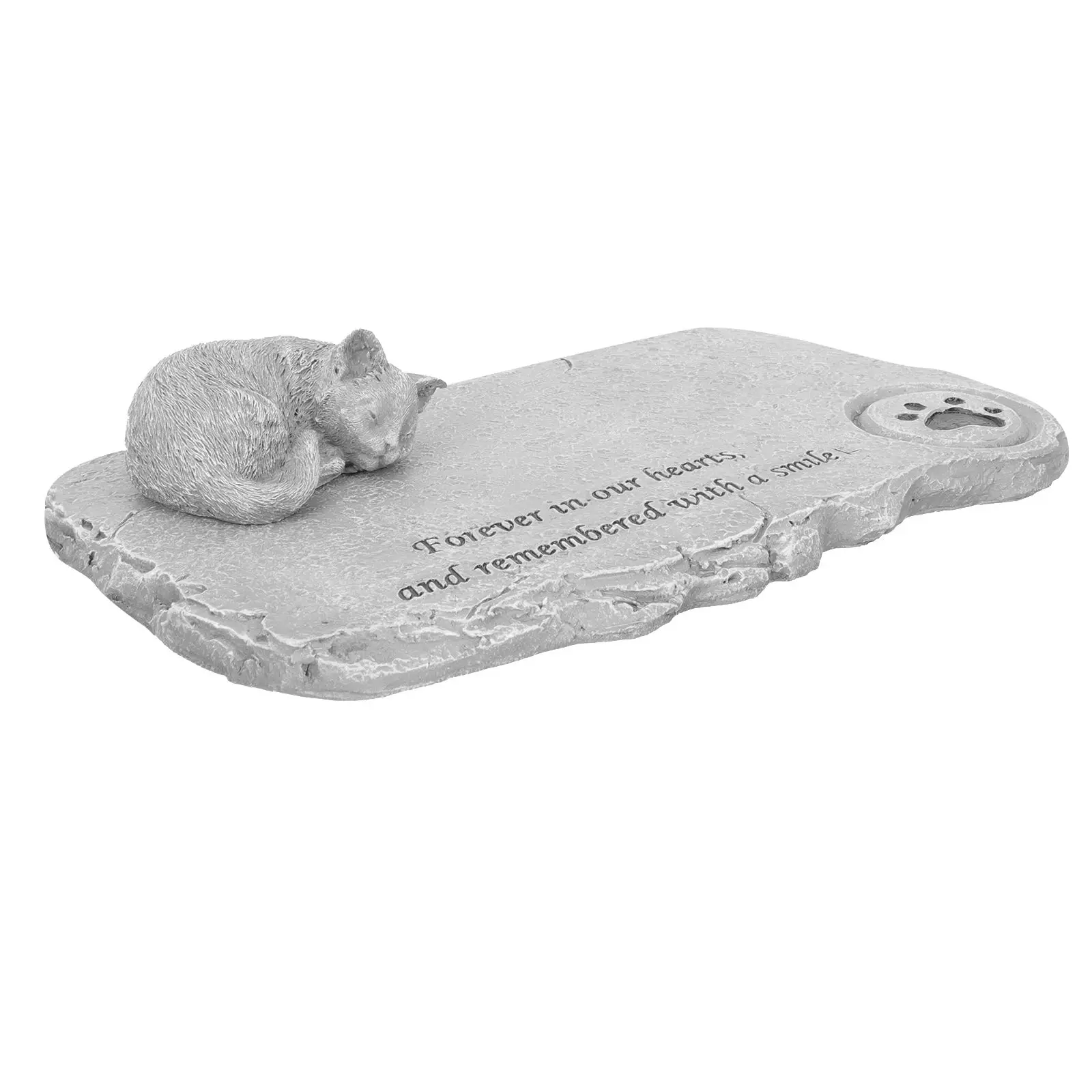 Pet Memorial Tombstone nament Decor Cat Plaque for Yard Kitten Design Stone Resin Craft Outdoor Garden Balcony Living Room
Pet Memorial Tombstone nament Decor Cat Plaque for Yard Kitten Design Stone Resin Craft Outdoor Garden Balcony Living Room