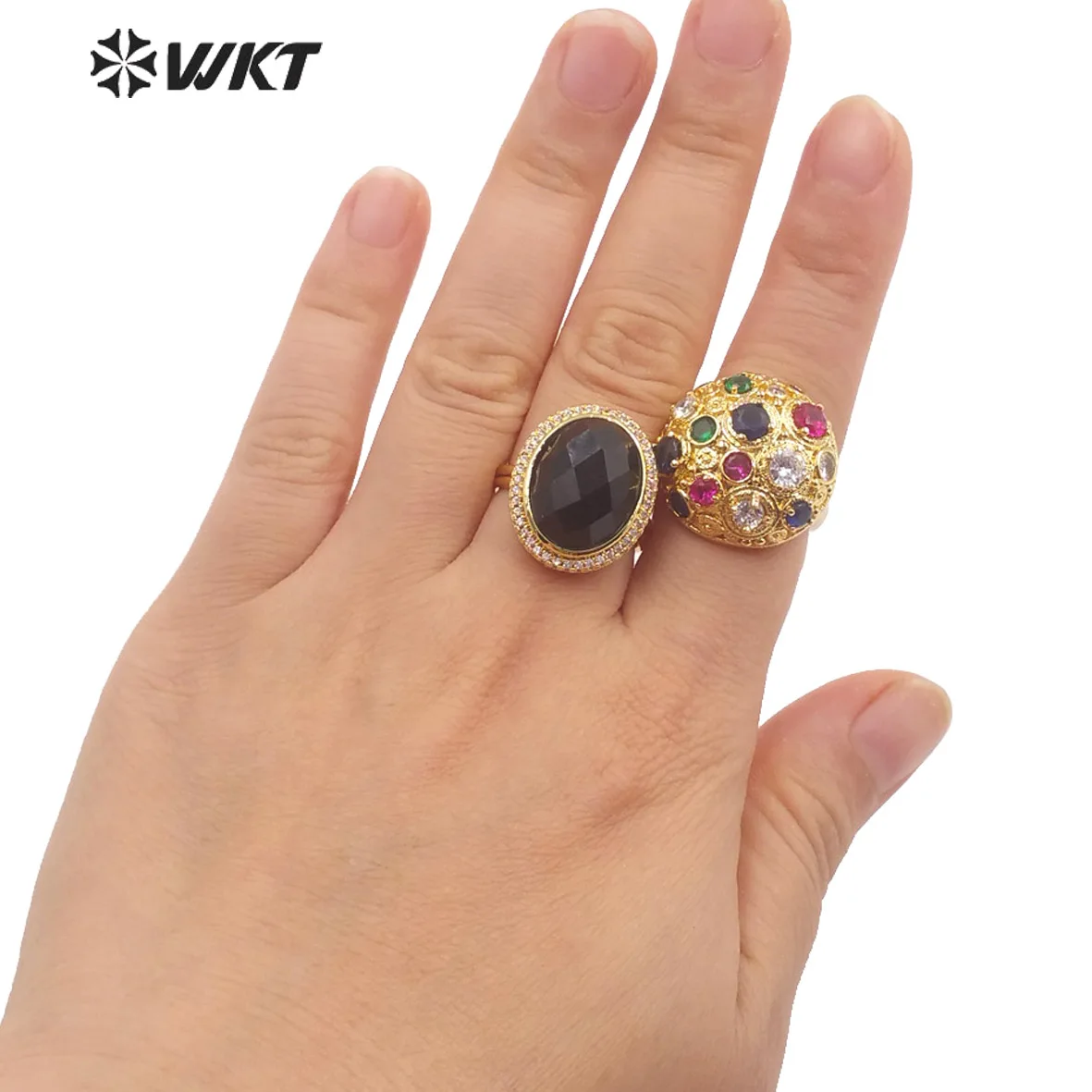 WT-MR026 New Trendy Classic Colorful Cubic Zircon Round European Style Exaggerate For Cocktail Party Exquisite Rings
WT-MR026 New Trendy Classic Colorful Cubic Zircon Round European Style Exaggerate For Cocktail Party Exquisite Rings