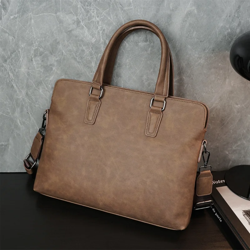 Vintage Briefcases Men Business Commuter Laptop Bag For Men Handbags Fashion Top-Handle Bag With Shoulder Strap Corssbody Bags
Vintage Briefcases Men Business Commuter Laptop Bag For Men Handbags Fashion Top-Handle Bag With Shoulder Strap Corssbody Bags