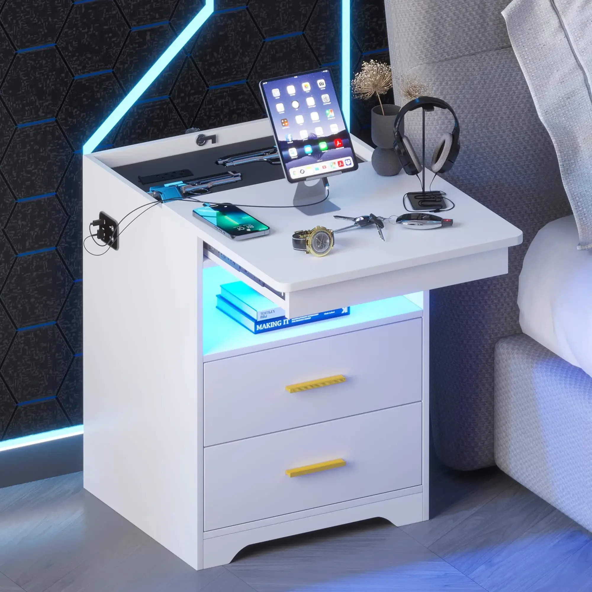 Bedroom Living Room Beside Table Smart Night Stand Cabinet Bedroom Led Nightstands
Bedroom Living Room Beside Table Smart Night Stand Cabinet Bedroom Led Nightstands