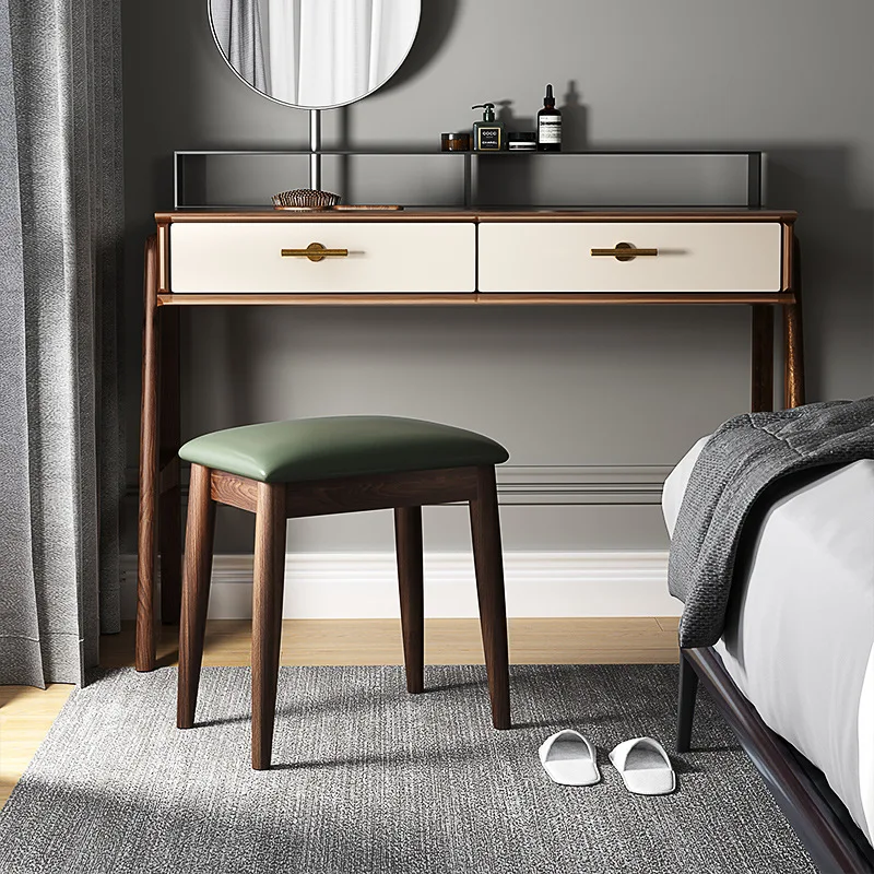 European solid wood dresser chair simple modern home soft bag makeup stool bedroom girls light luxury
European solid wood dresser chair simple modern home soft bag makeup stool bedroom girls light luxury