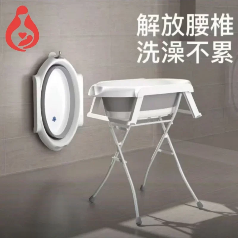 Foldable Baby Bath Tub with Stand No Bend Over Infant Bathing Collapsible Plastic Bathtub Iron Frame Supports Up to 20kg
Foldable Baby Bath Tub with Stand No Bend Over Infant Bathing Collapsible Plastic Bathtub Iron Frame Supports Up to 20kg