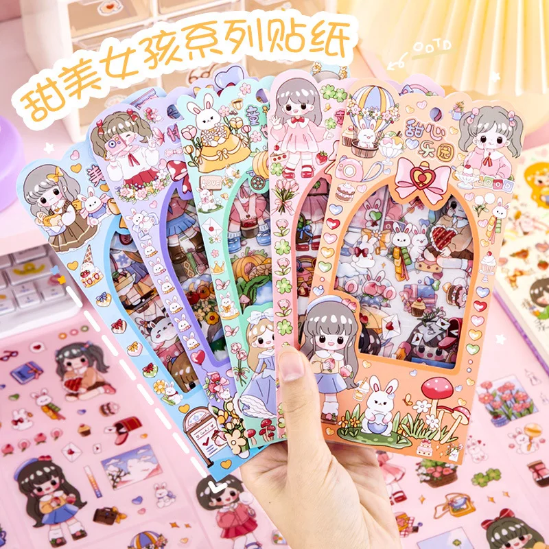 Cartoon Sweet Girl Stickers Children's Cute DIY Scrapbooking Decoration Ins Goo Card Stickers
Cartoon Sweet Girl Stickers Children's Cute DIY Scrapbooking Decoration Ins Goo Card Stickers