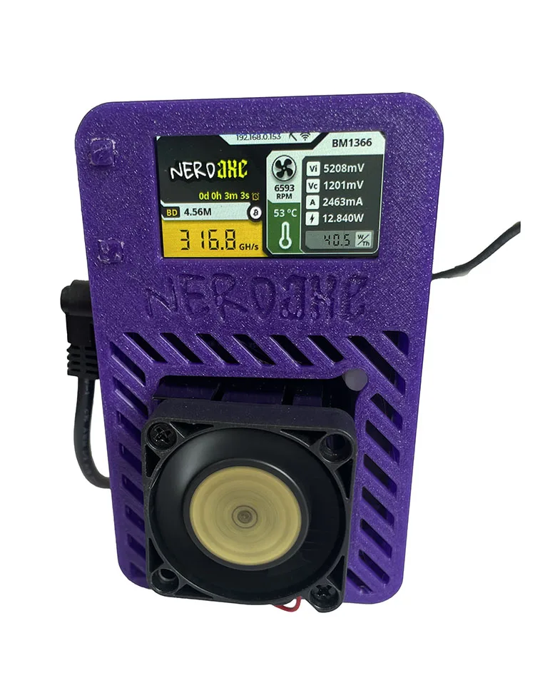 Open Source Nerdaxe 500GH/s 12W Bm1370 BM1366 BM1368 Asic Chip Open Souce Home Use Asic Lottery Machine
Open Source Nerdaxe 500GH/s 12W Bm1370 BM1366 BM1368 Asic Chip Open Souce Home Use Asic Lottery Machine