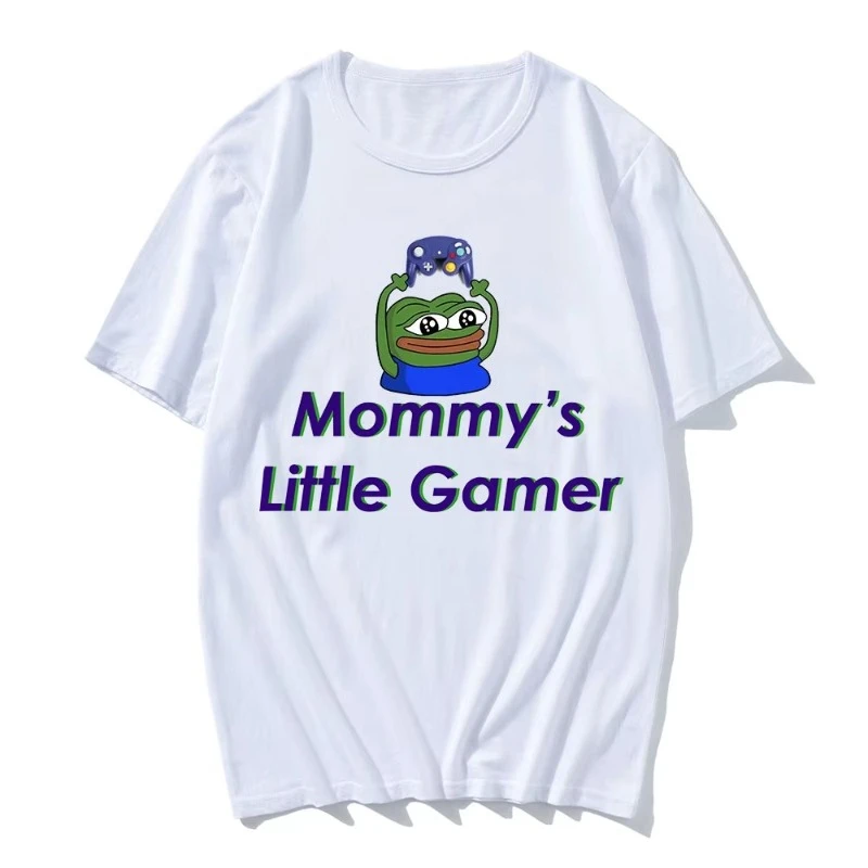 Summer "Mommy's Little Gamer" T-Shirt Men Funny Graphic 100% Cotton Oversized O-Neck Short Sleeve Casual Streetwear
Summer "Mommy's Little Gamer" T-Shirt Men Funny Graphic 100% Cotton Oversized O-Neck Short Sleeve Casual Streetwear