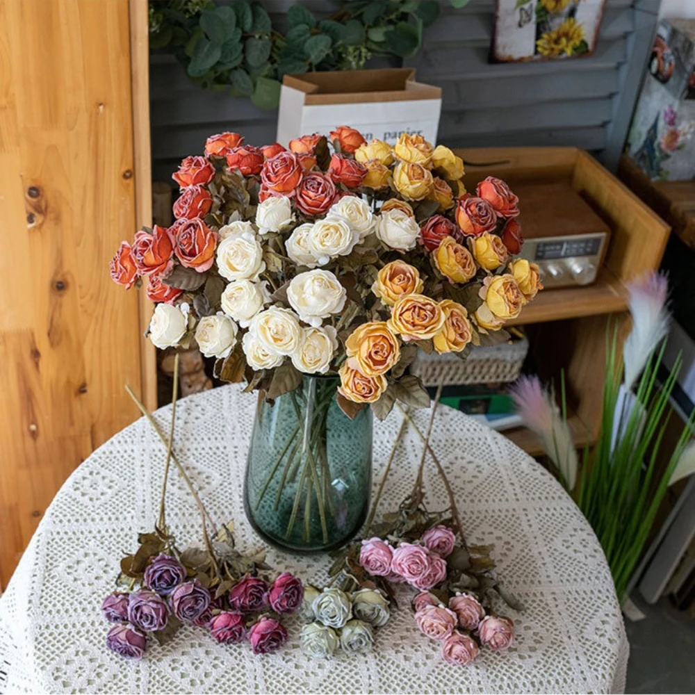 6 Head 43cm Bubble Rose Artificial Flowers Wedding Home Decoration Artificial Flowers Green Plants Wedding Decoration
6 Head 43cm Bubble Rose Artificial Flowers Wedding Home Decoration Artificial Flowers Green Plants Wedding Decoration