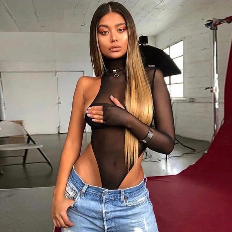 Sexy See-tough One-piece High-ne Single-sve Me Base Top Women's Summer New Arrival High-waist ort-pants Polyester
Sexy See-tough One-piece High-ne Single-sve Me Base Top Women's Summer New Arrival High-waist ort-pants Polyester