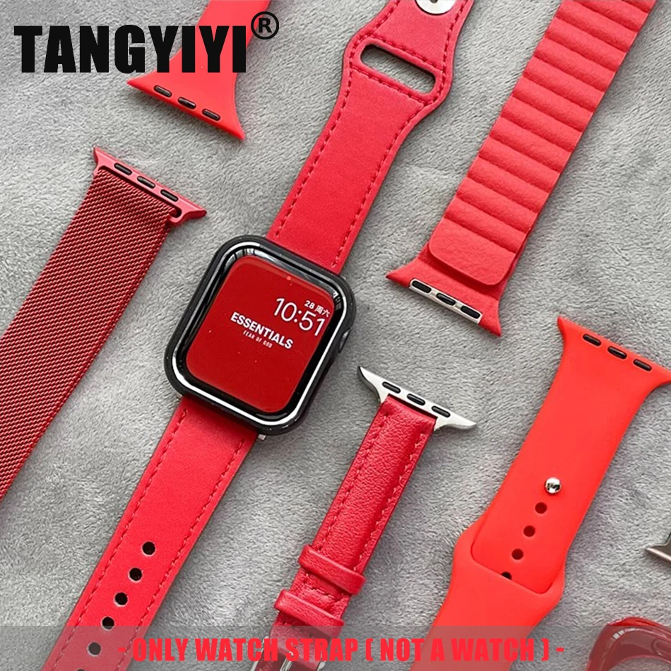 Ярко-красный магнитный силиконовый кожаный ремешок для Apple Watch Band S10 9 8 7 6 SE 5 38/40/41/42/44/45/46/49 мм браслет IWatch Ultra
Ярко-красный магнитный силиконовый кожаный ремешок для Apple Watch Band S10 9 8 7 6 SE 5 38/40/41/42/44/45/46/49 мм браслет IWatch Ultra