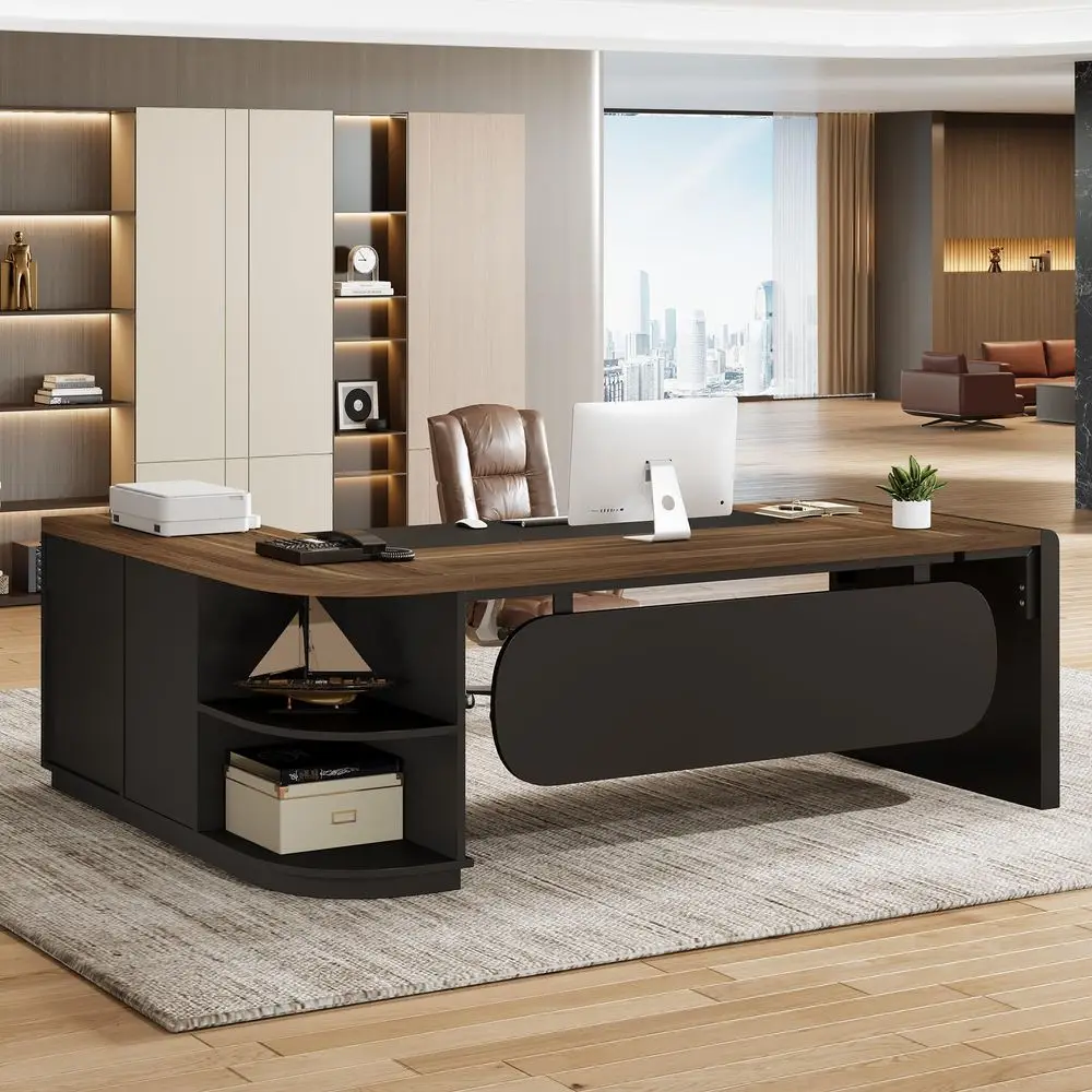 80 LShaped Desk, Large Executive Office Desk with 55 Drawers Cabinet, Modern Commercial Office Table with Storage Shelves, Busi
80 LShaped Desk, Large Executive Office Desk with 55 Drawers Cabinet, Modern Commercial Office Table with Storage Shelves, Busi