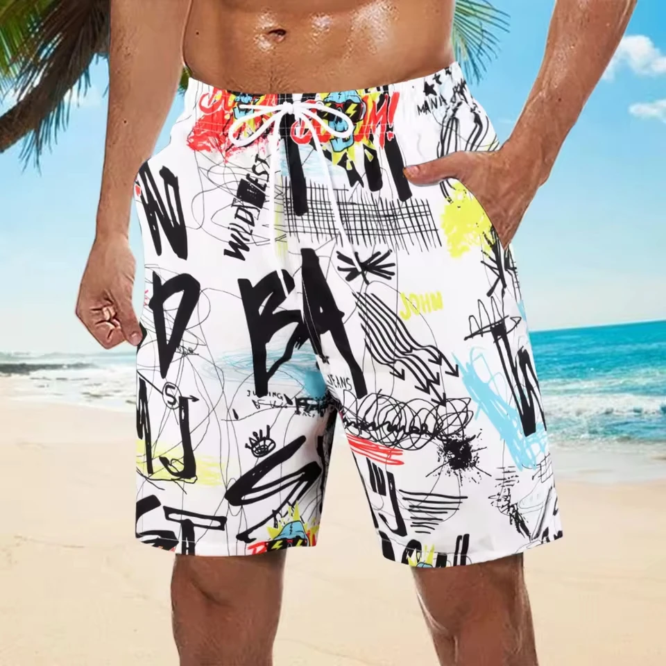 2026 2025 New Mens Swimsuit Pants Male Summer Printed Ventilate Shorts Elasticated Waisted Beach Pants Traje De BañO Hombre
2026 2025 New Mens Swimsuit Pants Male Summer Printed Ventilate Shorts Elasticated Waisted Beach Pants Traje De BañO Hombre