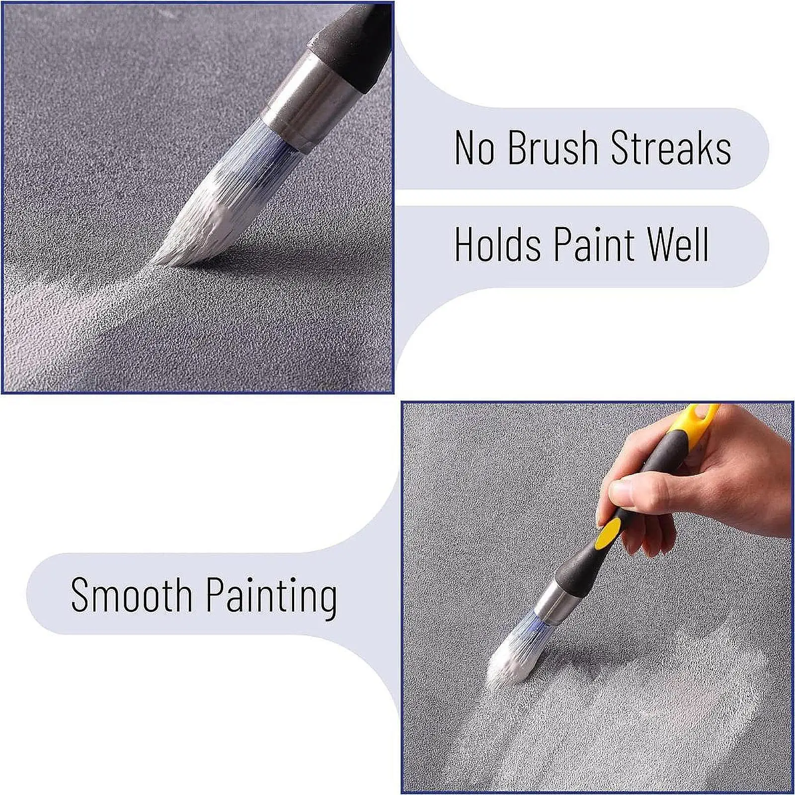 Trim Brush Idea for Wall Corners Practical Hand Tool Professional Paint Tool Conical for Furniture Cabinets Doors DIY Household
Trim Brush Idea for Wall Corners Practical Hand Tool Professional Paint Tool Conical for Furniture Cabinets Doors DIY Household