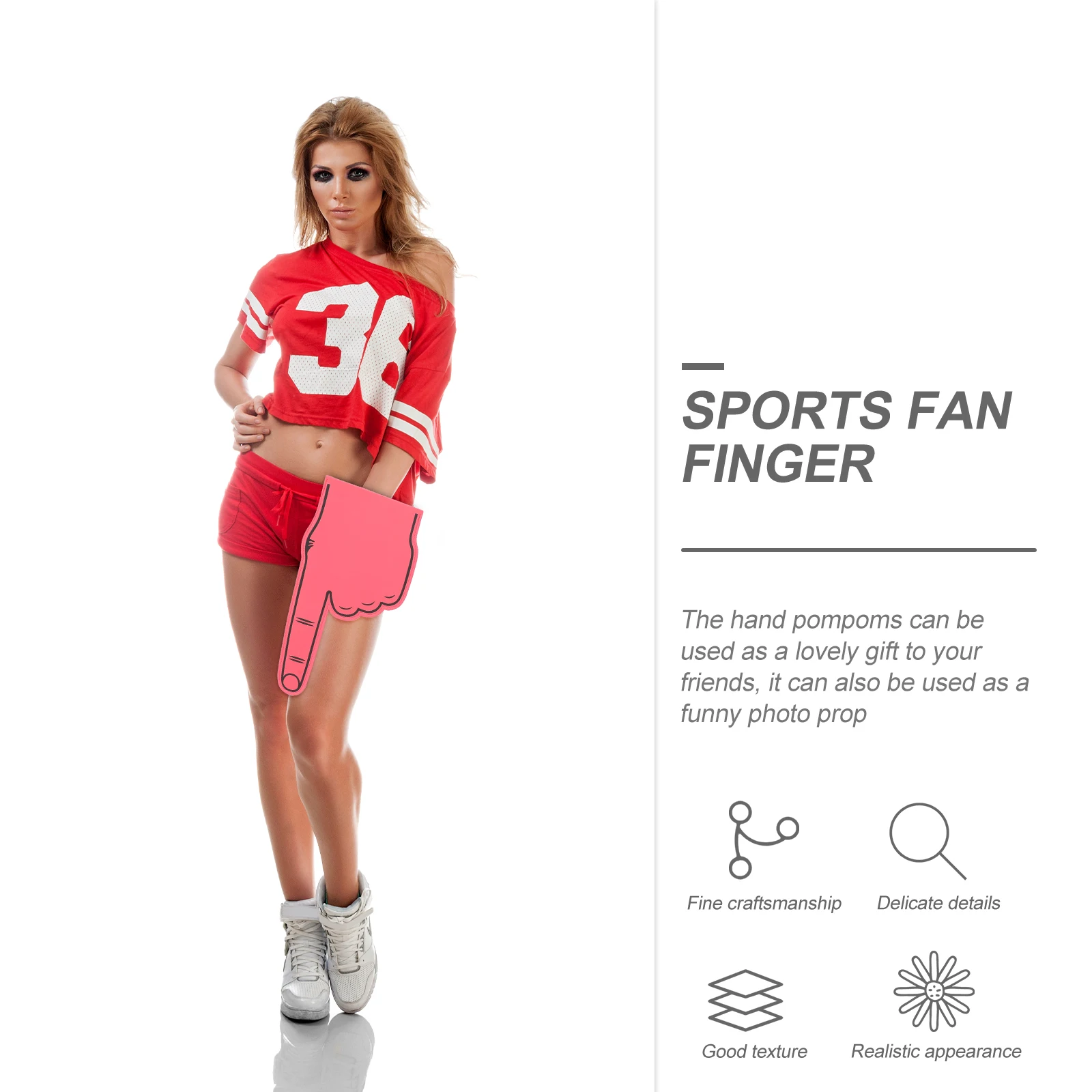 5pcs Foam Finger Cheering Props Sports Party Favors Lightweight Eva Fan Gloves Reusable Spirit Event Gifts
5pcs Foam Finger Cheering Props Sports Party Favors Lightweight Eva Fan Gloves Reusable Spirit Event Gifts