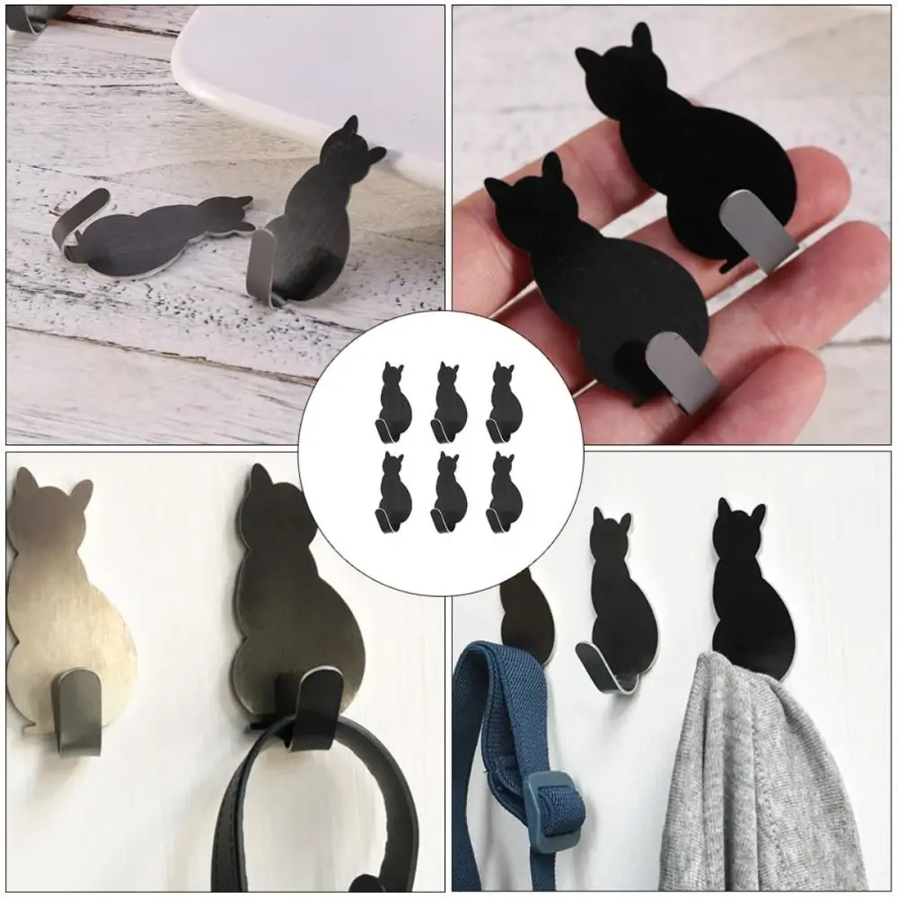 304 Stainless Steel Cat Hook Strong Adhesive Waterproof Stainless Steel Hooks Creative Cartoon Metal Hooks Wall Hooks
304 Stainless Steel Cat Hook Strong Adhesive Waterproof Stainless Steel Hooks Creative Cartoon Metal Hooks Wall Hooks