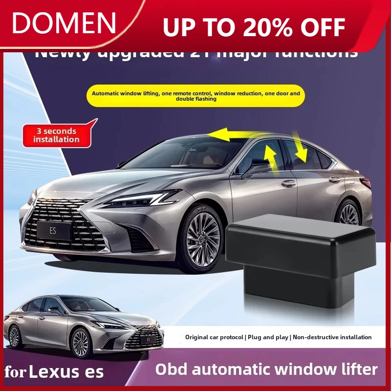 For Lexus ES200 ES300h Window Lifter, One-click Automatic Window Open or Close NXRXOBD Module OBD Plug-in Window Closing Device
For Lexus ES200 ES300h Window Lifter, One-click Automatic Window Open or Close NXRXOBD Module OBD Plug-in Window Closing Device