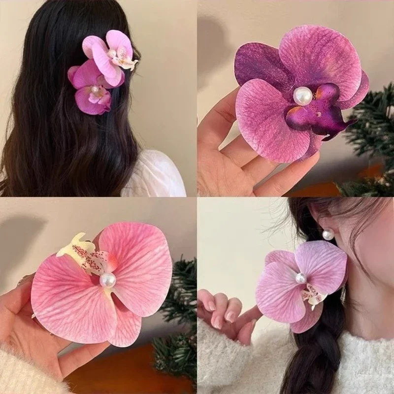 Super Fairy Simulation Butterfly Orchid Duckbill Clip Fabric Flower Bangs Hairpin Temperament Side Clip Hair Styling Accessories
Super Fairy Simulation Butterfly Orchid Duckbill Clip Fabric Flower Bangs Hairpin Temperament Side Clip Hair Styling Accessories