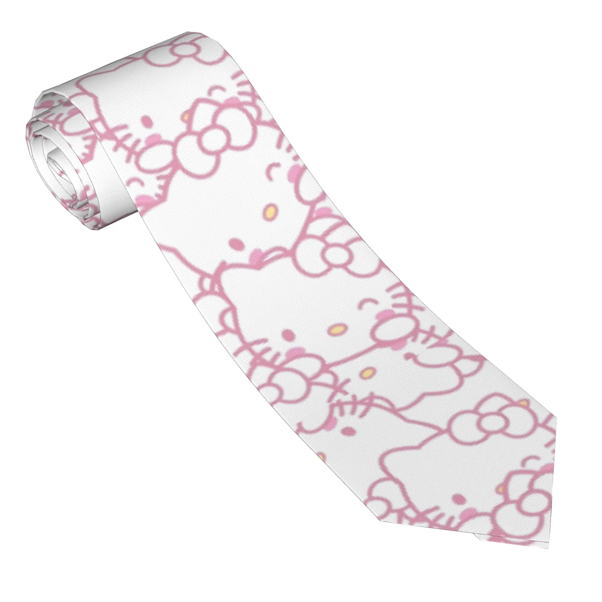 Necktie Hello Kitty Pattern Men Slim Polyester 8 cm Wide Neck Ties for Men Shirt Accessories Cravat Wedding Accessories Office
Necktie Hello Kitty Pattern Men Slim Polyester 8 cm Wide Neck Ties for Men Shirt Accessories Cravat Wedding Accessories Office