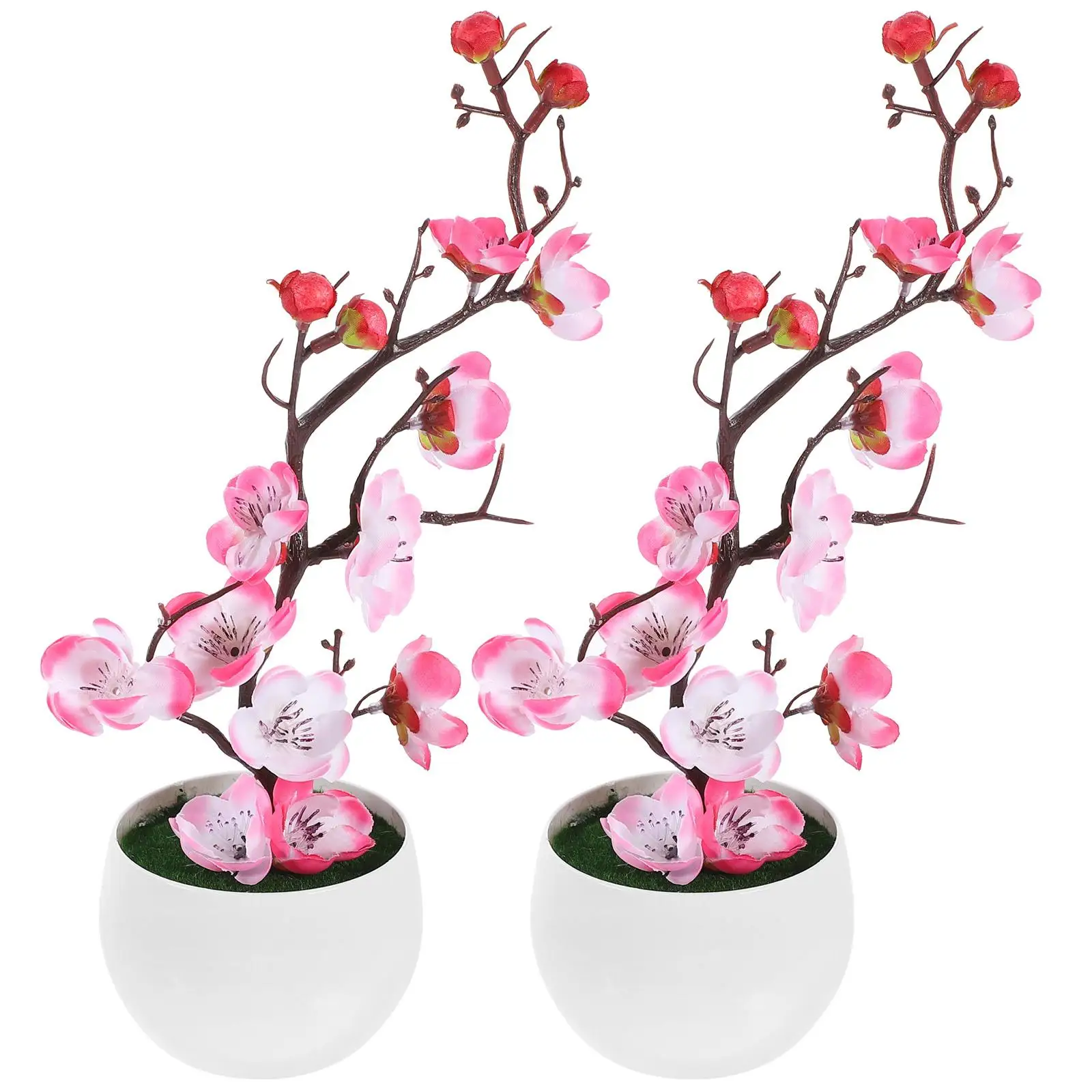2 pcs Artificial Garden Desktop OrnamentsBaby Indoor Plastic Simulation Potted Flower
2 pcs Artificial Garden Desktop OrnamentsBaby Indoor Plastic Simulation Potted Flower