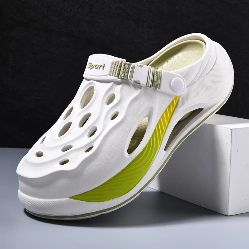 Fashion Slippers for Men Closed-toe Casual Clogs Mens Sandals Thick Bottom Quick-dry Breathable Outdoor Beach Shoes 2025 New
Fashion Slippers for Men Closed-toe Casual Clogs Mens Sandals Thick Bottom Quick-dry Breathable Outdoor Beach Shoes 2025 New