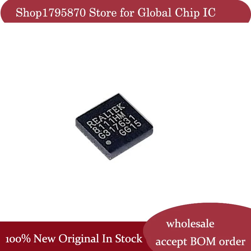 For XBOX Series S / X U47 ETHERNET NIC IC CHIP 8111HM REALTEK GIGABIT ETHERNET CONTROLLER On Motherboard Fix Part
For XBOX Series S / X U47 ETHERNET NIC IC CHIP 8111HM REALTEK GIGABIT ETHERNET CONTROLLER On Motherboard Fix Part