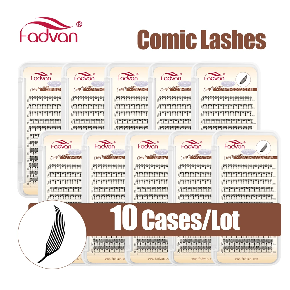 FADVAN Комические ресницы Аниме Spire Eyelash Натуральные готовые вееры 10 коробок
FADVAN Комические ресницы Аниме Spire Eyelash Натуральные готовые вееры 10 коробок