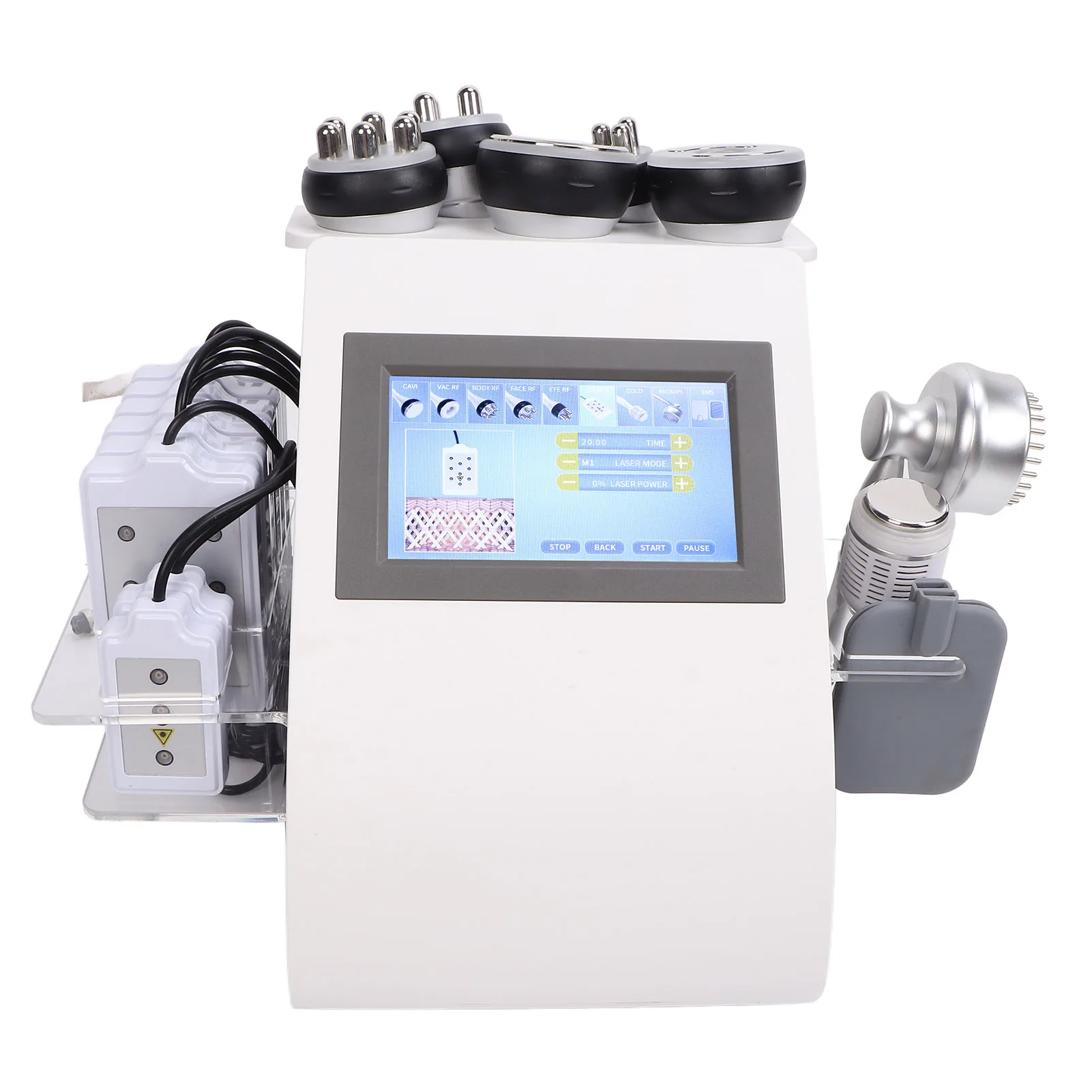 Multifunctional 40K Vacuum Fat Burning Body Slimming Weight Loss Vacuum Machine Skin Tightening 9 in 1 RF Beauty Massage Machine
Multifunctional 40K Vacuum Fat Burning Body Slimming Weight Loss Vacuum Machine Skin Tightening 9 in 1 RF Beauty Massage Machine