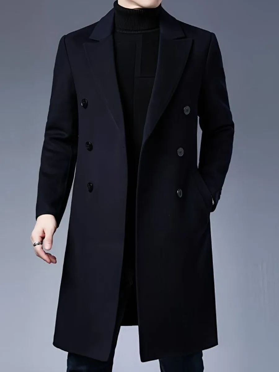 High-End Men's Woolen Coat Double-Sided Long Over-Knee Busin Sle Winter Jaet Stand Fit Casual Wear for Middle-Aged ...
High-End Men's Woolen Coat Double-Sided Long Over-Knee Busin Sle Winter Jaet Stand Fit Casual Wear for Middle-Aged ...