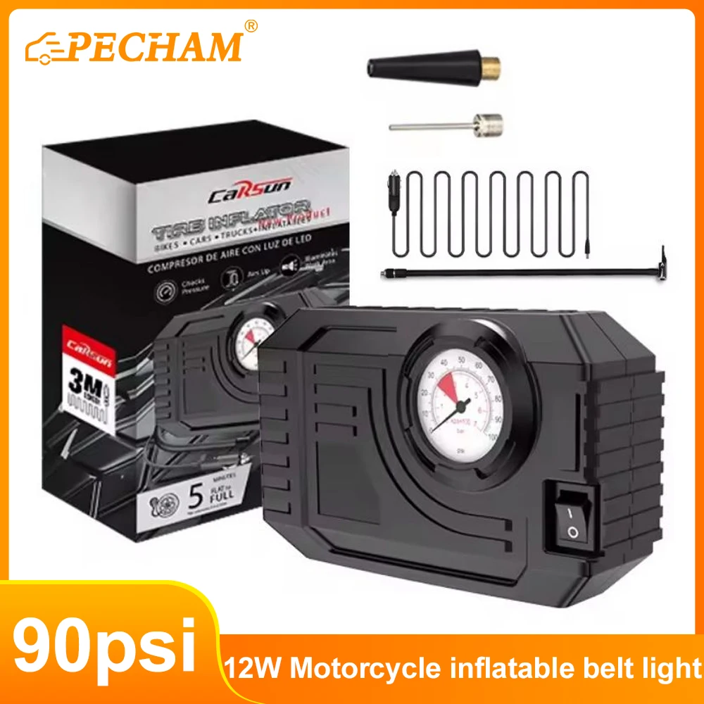 60W Car Electric Air Pump Mini Tire Inflator 12V 100PSI 20L/Min Portable Air Compressor For Car Motorcycles Bicycle Inflatable
60W Car Electric Air Pump Mini Tire Inflator 12V 100PSI 20L/Min Portable Air Compressor For Car Motorcycles Bicycle Inflatable