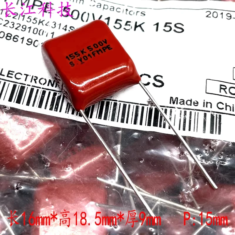 Пленочный высокочастотный конденсатор SUNGHO Korea FMPE CBB 155 1.5uf 1u5 500v 450v 400v
Пленочный высокочастотный конденсатор SUNGHO Korea FMPE CBB 155 1.5uf 1u5 500v 450v 400v