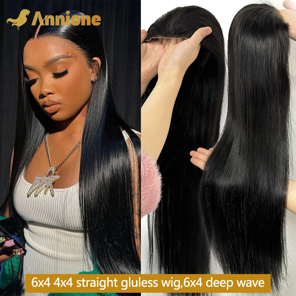 Annione Glueless Wigs Human Hair 6X4 4X4 Straight Brazilian Wigs On Clearance Sale 6x4 Deep Curly Wigs Glueless 100% Human Hair
Annione Glueless Wigs Human Hair 6X4 4X4 Straight Brazilian Wigs On Clearance Sale 6x4 Deep Curly Wigs Glueless 100% Human Hair
