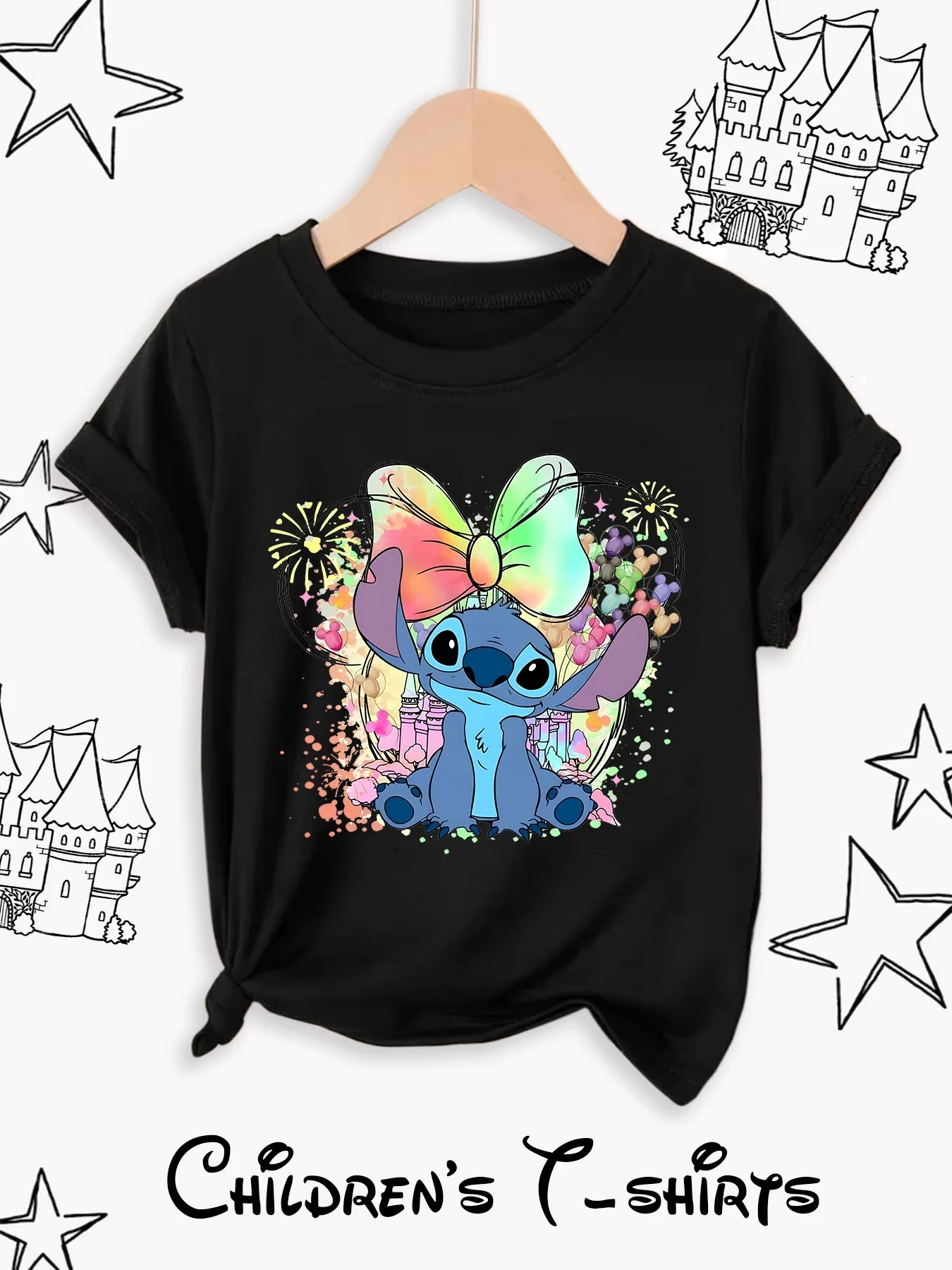 Модная повседневная детская футболка Disney с круглым вырезом и милым принтом в виде стежков, подходит для повседневной носки, отличный подарок.
Модная повседневная детская футболка Disney с круглым вырезом и милым принтом в виде стежков, подходит для повседневной носки, отличный подарок.