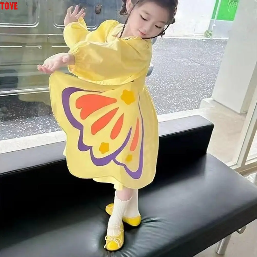 Elegant Long Sleeve Butterfly Wings Dress Cute Sweet Princess Dress Polyster Creative Girls Dress Party
Elegant Long Sleeve Butterfly Wings Dress Cute Sweet Princess Dress Polyster Creative Girls Dress Party