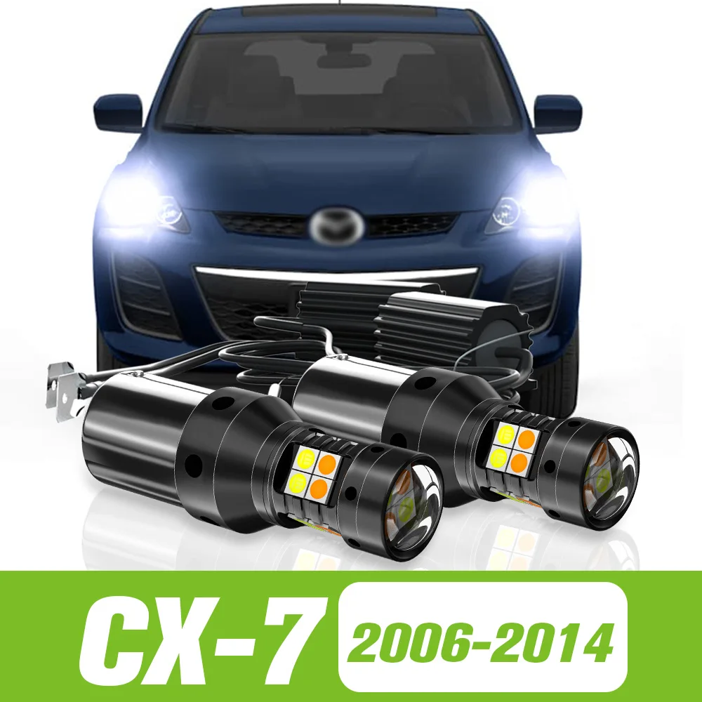 2pcs For Mazda CX-7 CX7 2006-2014 Dual Mode LED Turn Signal+Daytime Running Light DRL 2008 2009 2010 2011 2012 2013 Accessories
2pcs For Mazda CX-7 CX7 2006-2014 Dual Mode LED Turn Signal+Daytime Running Light DRL 2008 2009 2010 2011 2012 2013 Accessories